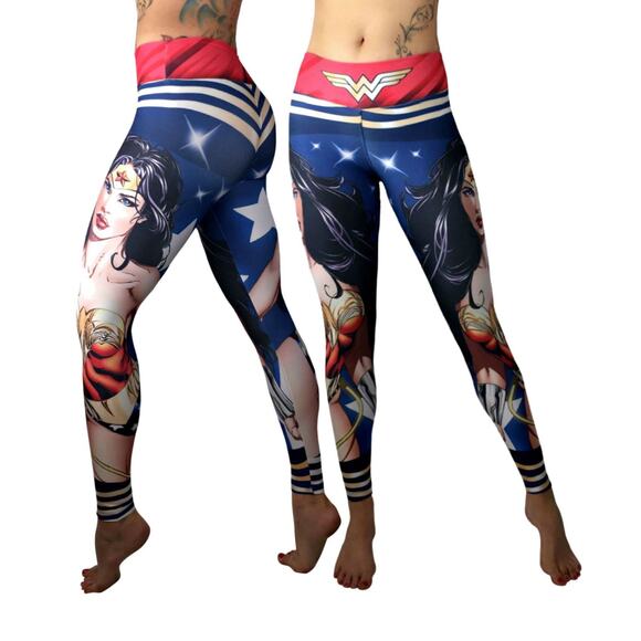 Wonder Woman Compression Leggings, OS - Picture 1 of 4